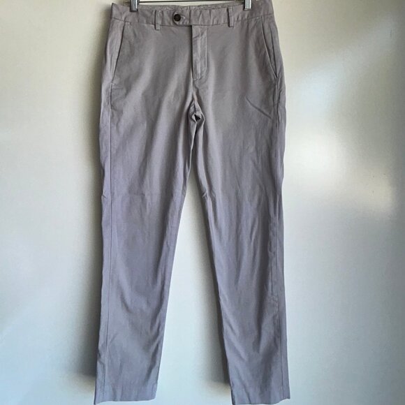 BONOBOS Men's Gray Chino Pants Slim Taper Size 31 - Picture 1 of 10